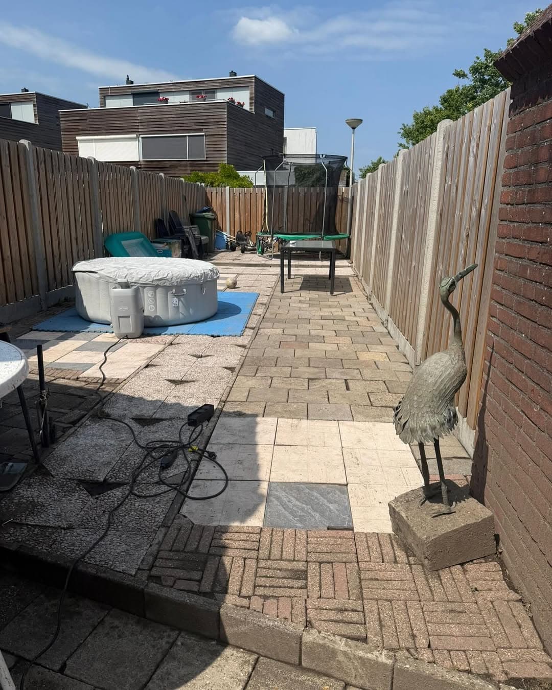 Tuinpad schoonmaak - Na